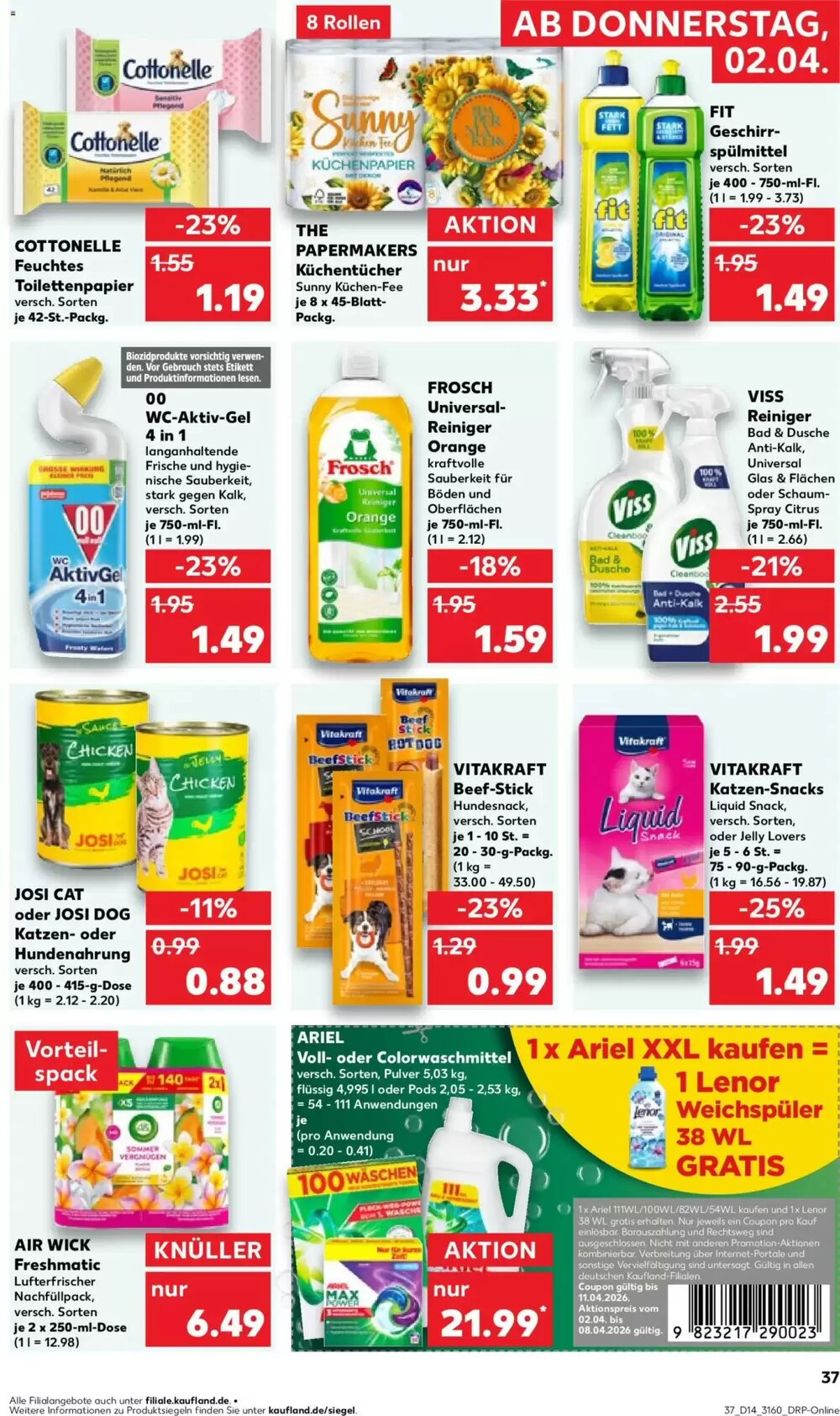 Kaufland Prospekt (ab 02.04.2026) zum Blättern - Seite 37