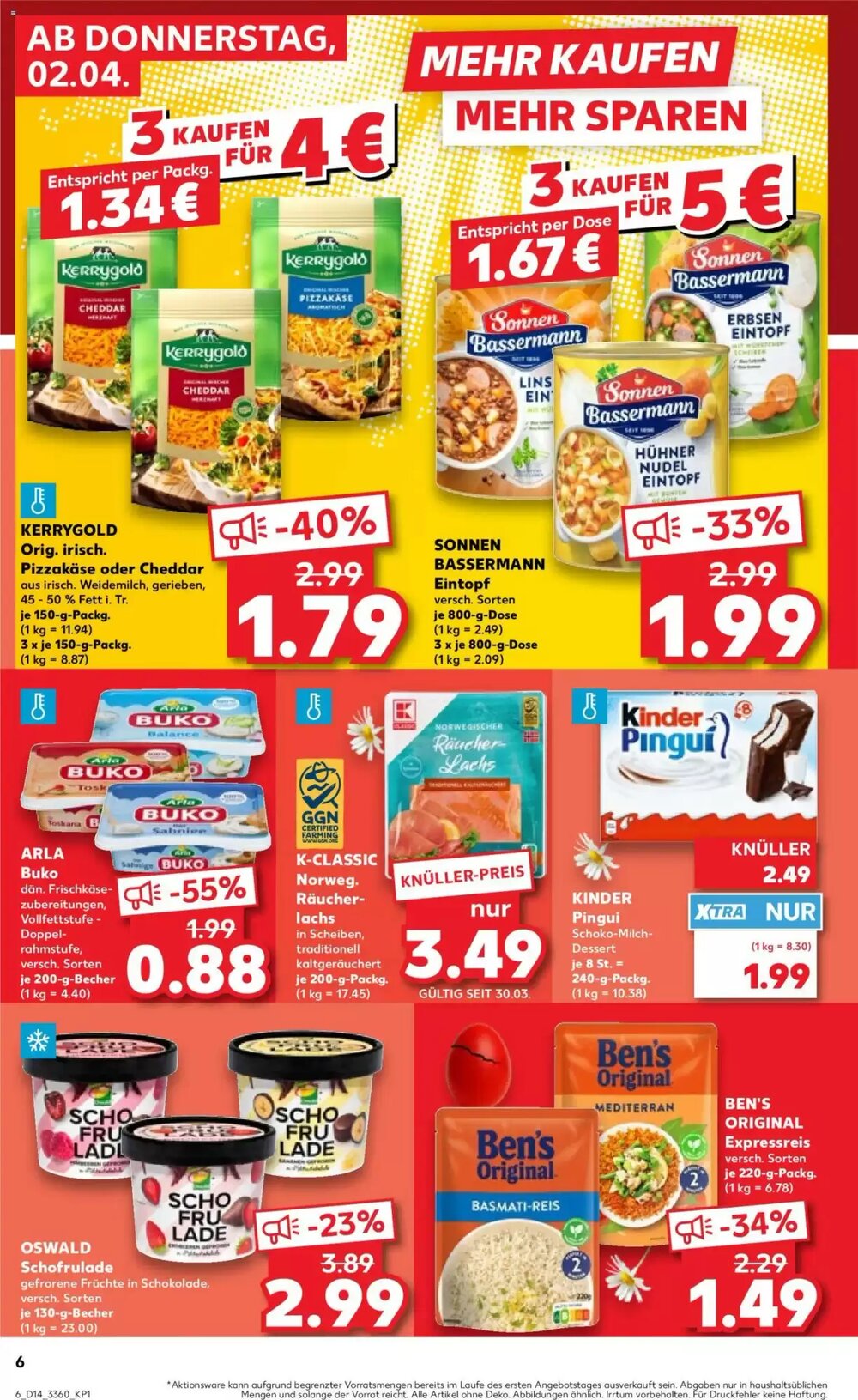 Kaufland Prospekt (ab 02.04.2026) zum Blättern - Seite 6