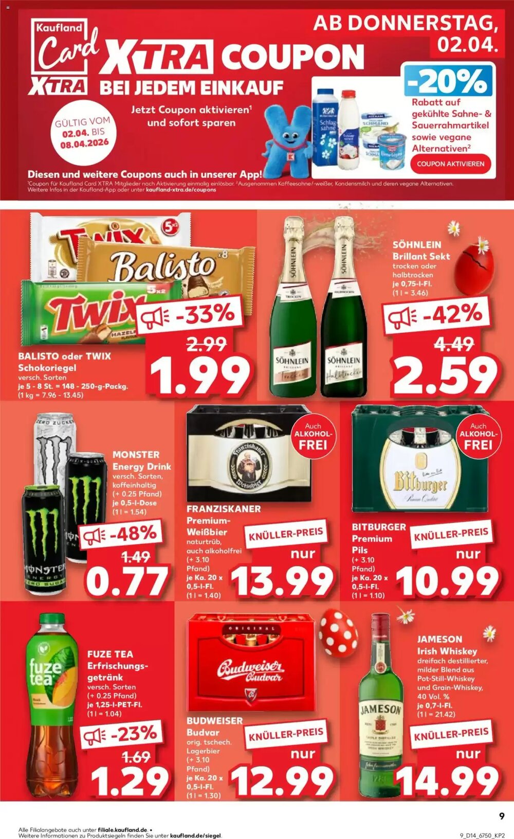 Kaufland Prospekt (ab 02.04.2026) zum Blättern - Seite 9