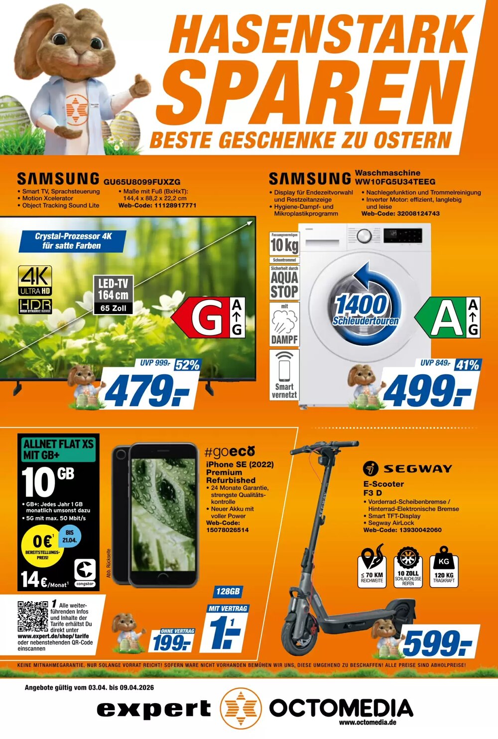 expert Octomedia Prospekt (ab 03.04.2026) zum Blättern - Seite 1