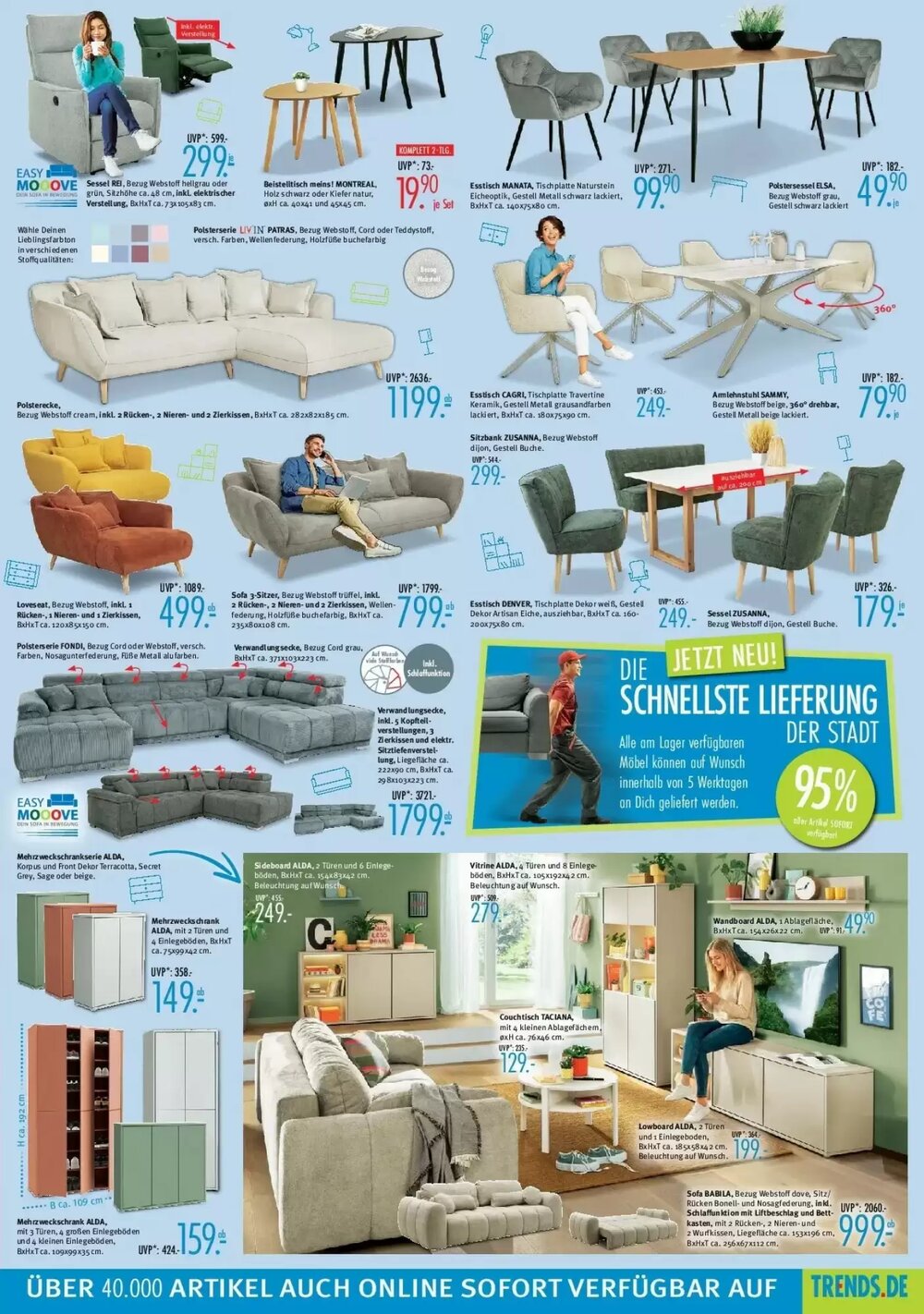 Trends Möbel Prospekt (ab 03.04.2026) zum Blättern - Seite 3