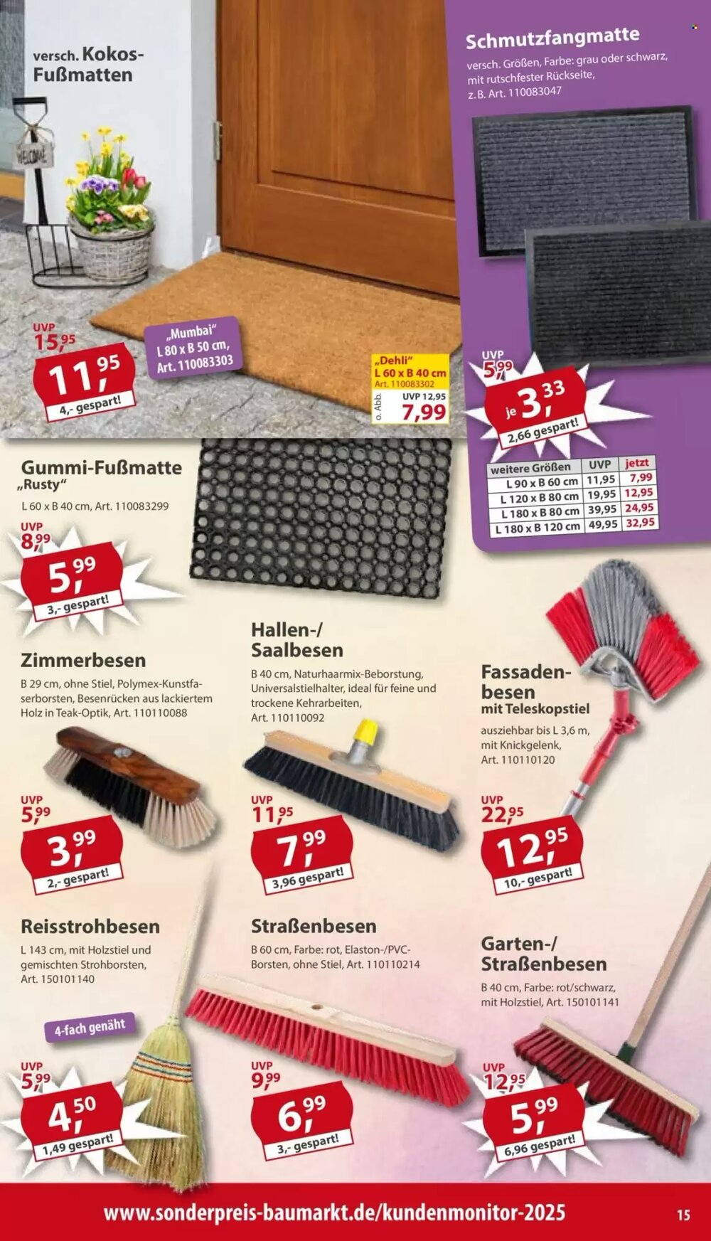 Sonderpreis Baumarkt Prospekt (ab 04.04.2026) zum Blättern - Seite 15