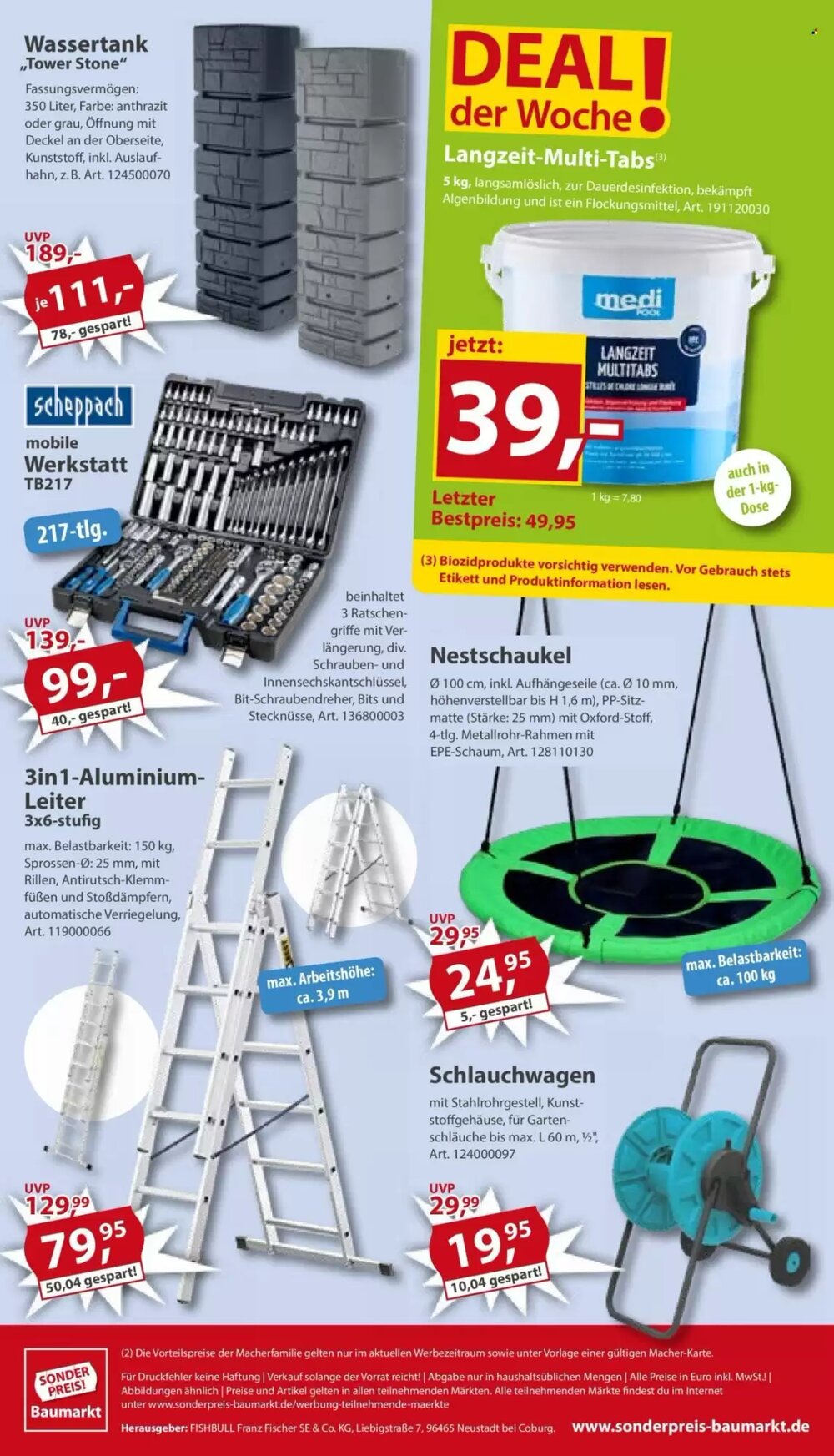 Sonderpreis Baumarkt Prospekt (ab 04.04.2026) zum Blättern - Seite 20