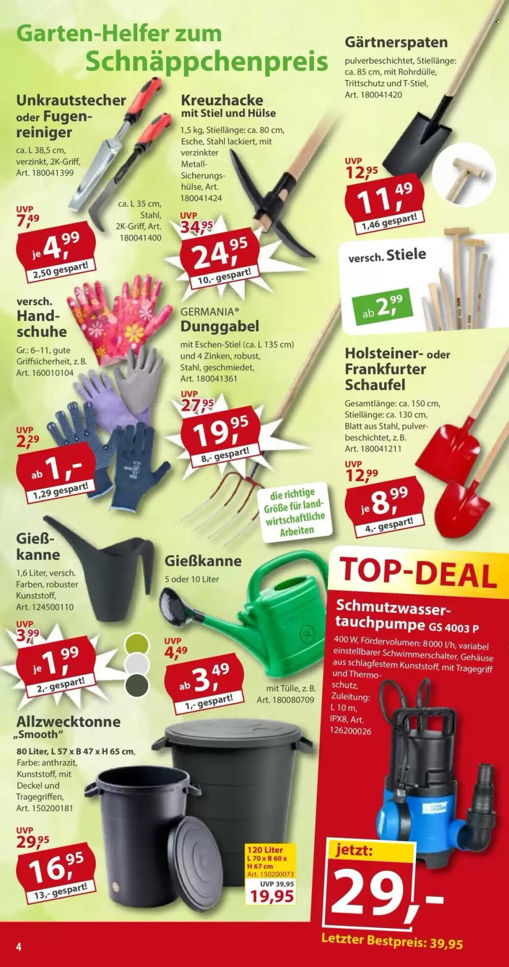 Sonderpreis Baumarkt Prospekt (ab 04.04.2026) zum Blättern - Seite 4