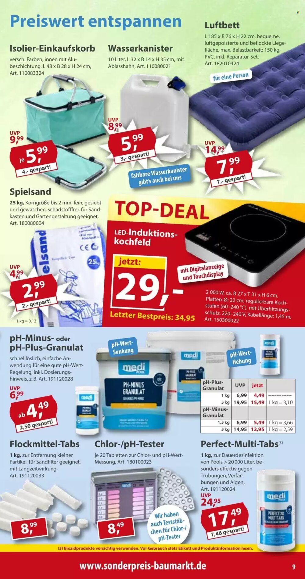 Sonderpreis Baumarkt Prospekt (ab 04.04.2026) zum Blättern - Seite 9