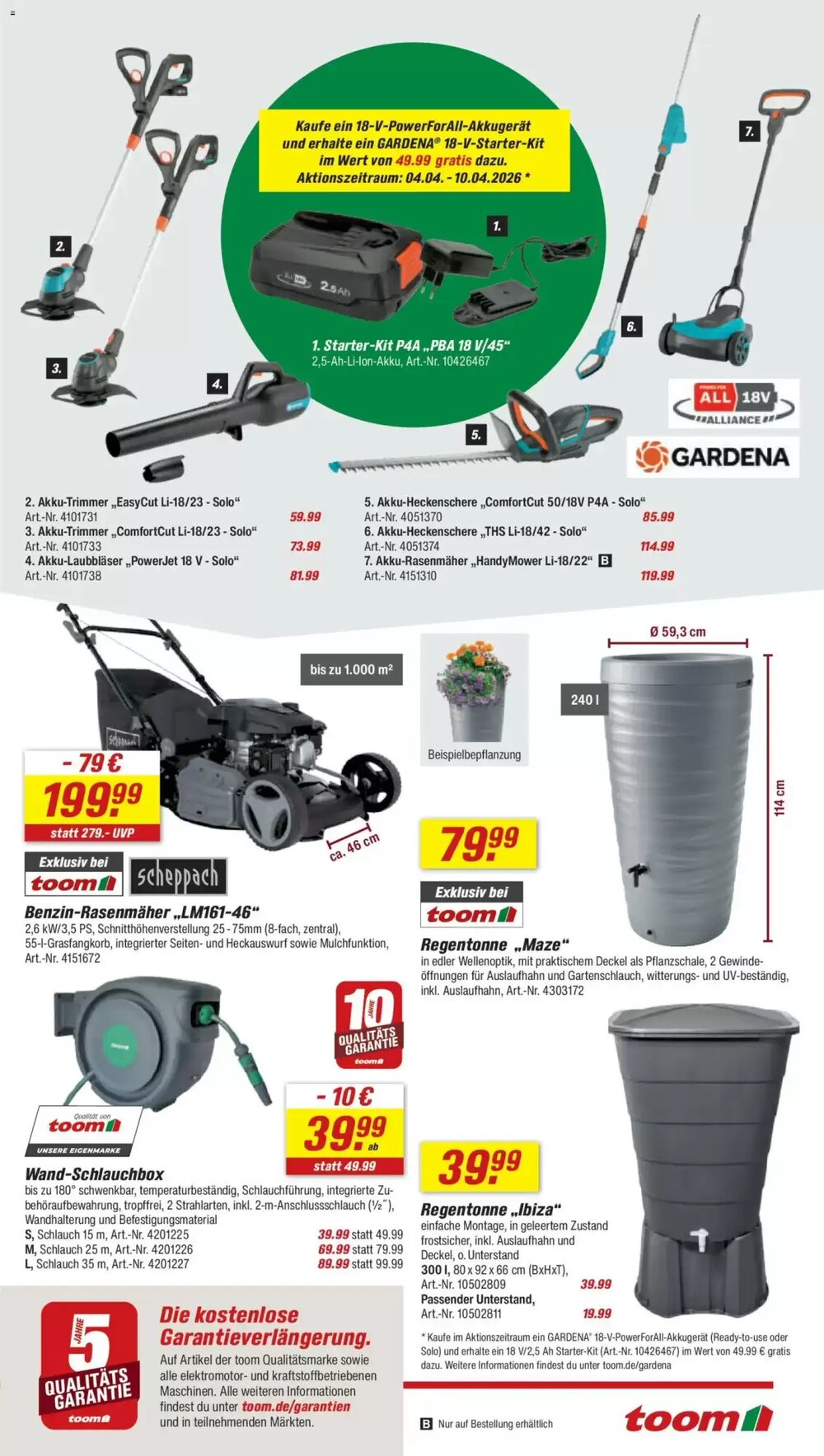 toom Baumarkt Prospekt (ab 04.04.2026) zum Blättern - Seite 11