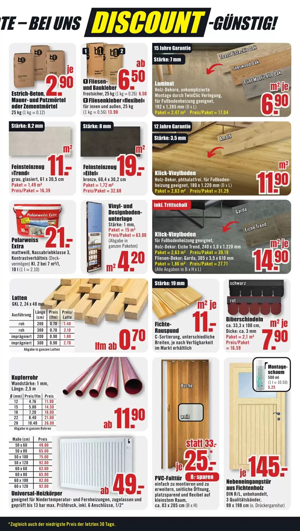 B1 Discount Baumarkt Prospekt (ab 04.04.2026) zum Blättern - Seite 11