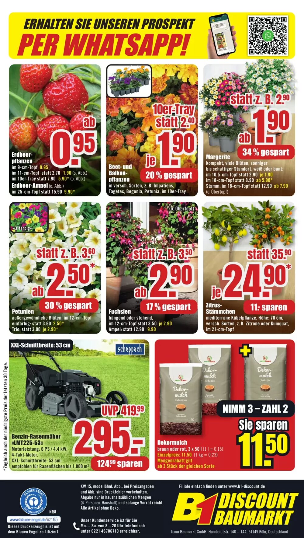 B1 Discount Baumarkt Prospekt (ab 04.04.2026) zum Blättern - Seite 12