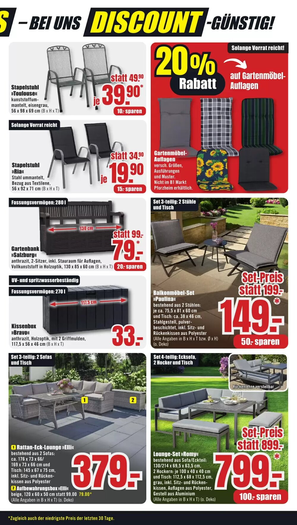 B1 Discount Baumarkt Prospekt (ab 04.04.2026) zum Blättern - Seite 3