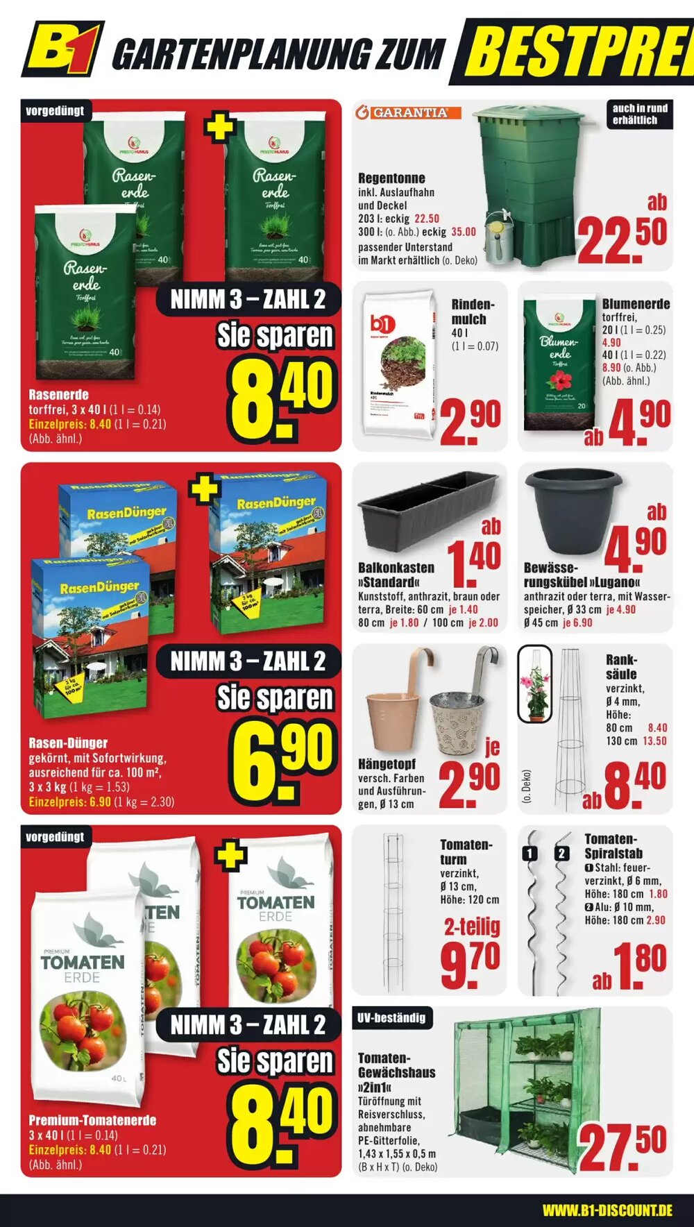 B1 Discount Baumarkt Prospekt (ab 04.04.2026) zum Blättern - Seite 6