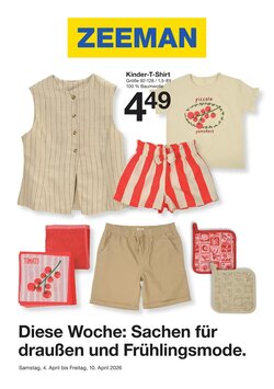 Zeeman Prospekt (ab 04.04.2026) zum Blättern