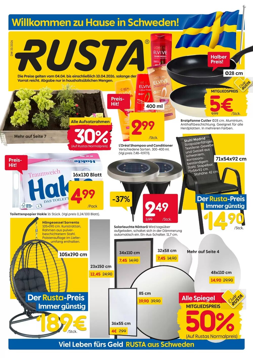 Rusta Prospekt (ab 04.04.2026) zum Blättern - Seite 1