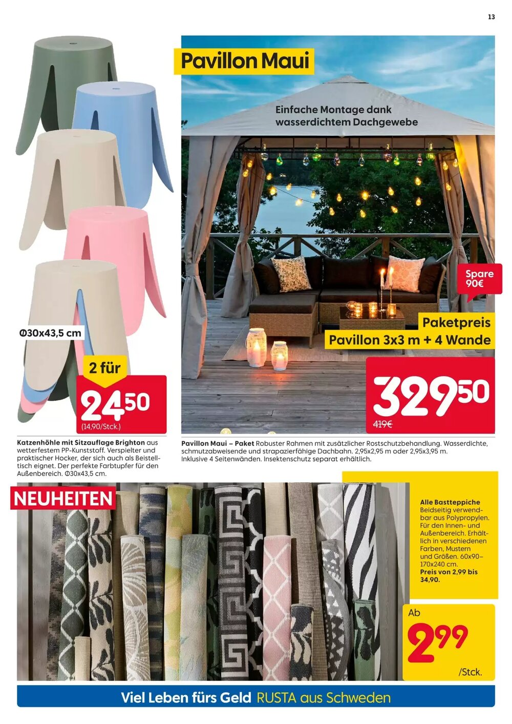 Rusta Prospekt (ab 04.04.2026) zum Blättern - Seite 13