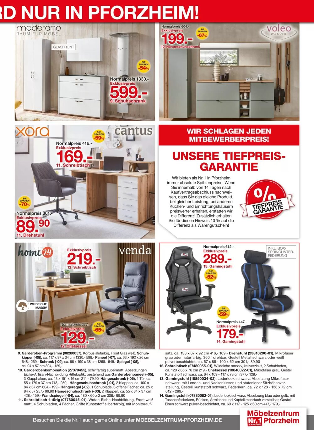 Möbelzentrum Pforzheim Prospekt (ab 04.04.2026) zum Blättern - Seite 11