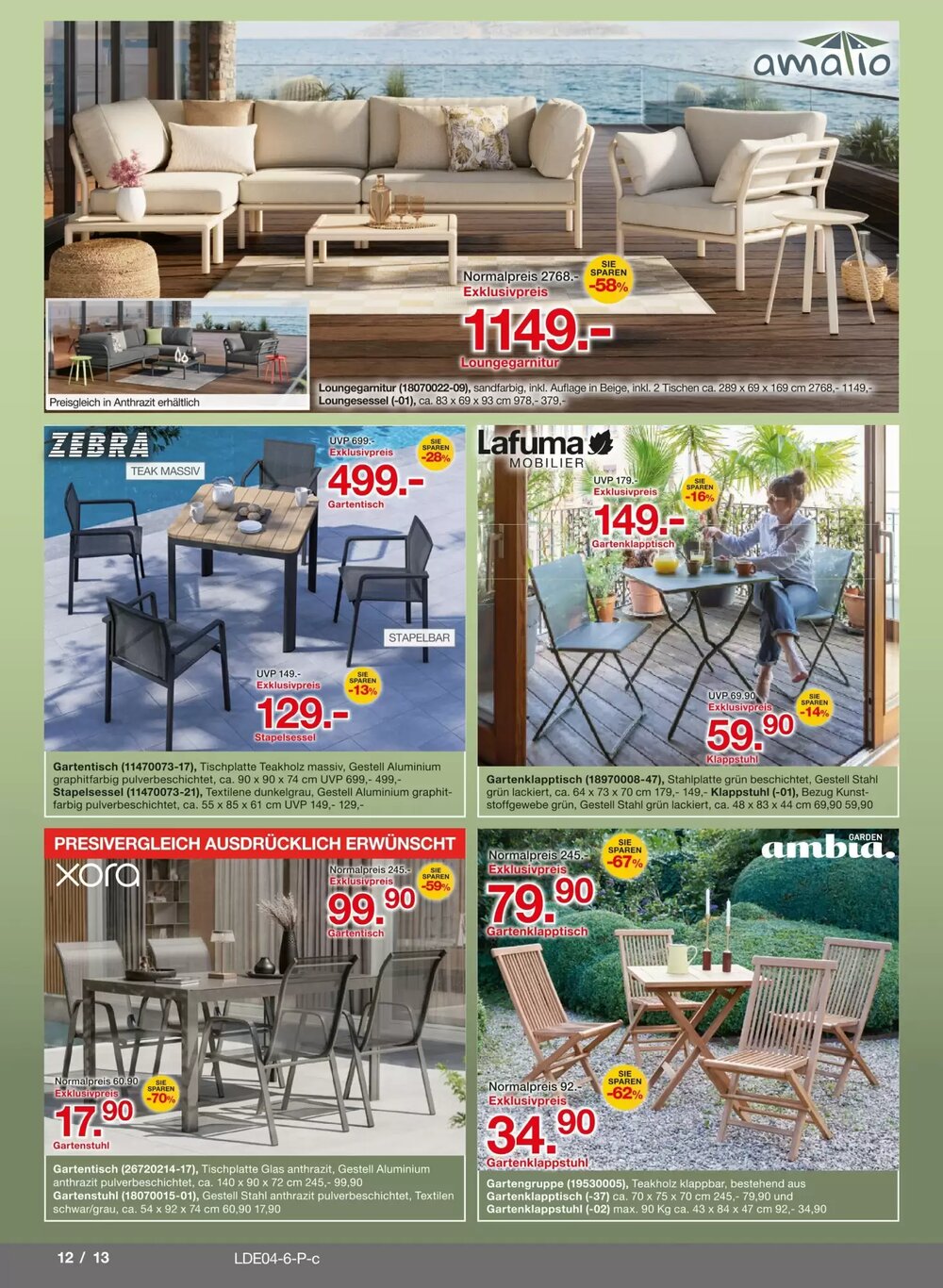 Möbelzentrum Pforzheim Prospekt (ab 04.04.2026) zum Blättern - Seite 12