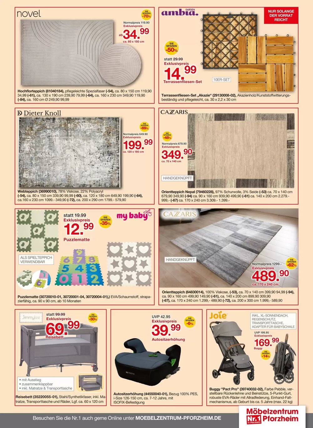 Möbelzentrum Pforzheim Prospekt (ab 04.04.2026) zum Blättern - Seite 19