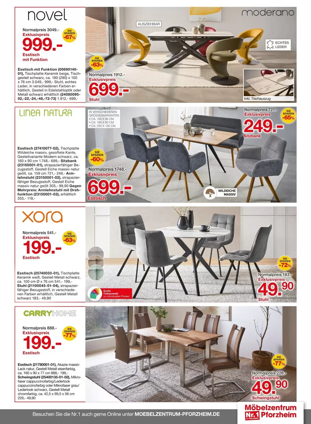 Möbelzentrum Pforzheim Prospekt (ab 04.04.2026) zum Blättern - Seite 5