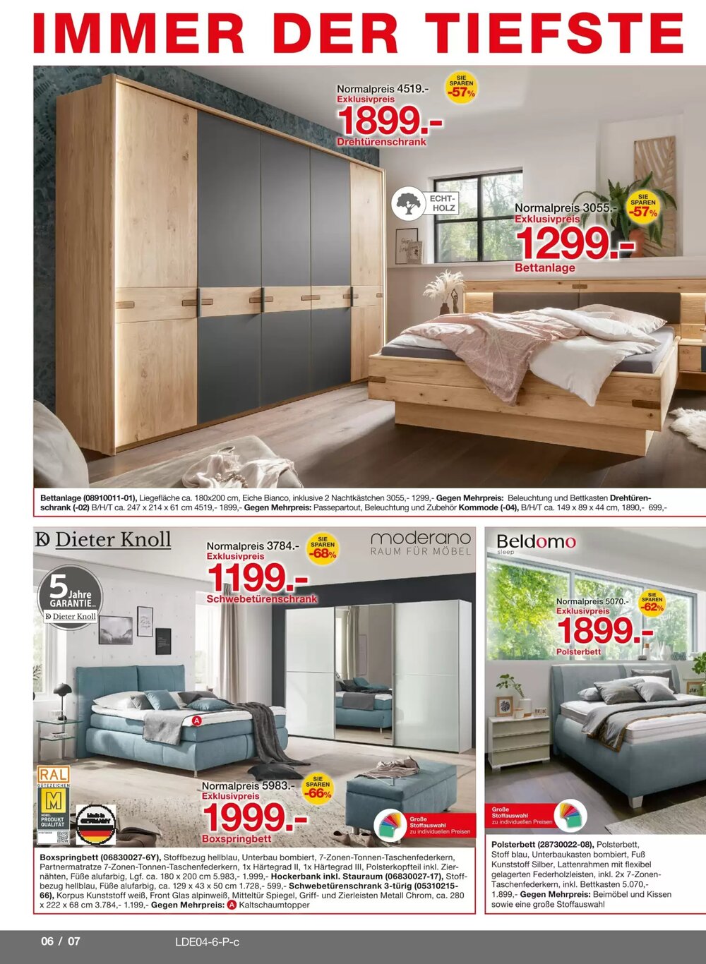 Möbelzentrum Pforzheim Prospekt (ab 04.04.2026) zum Blättern - Seite 6