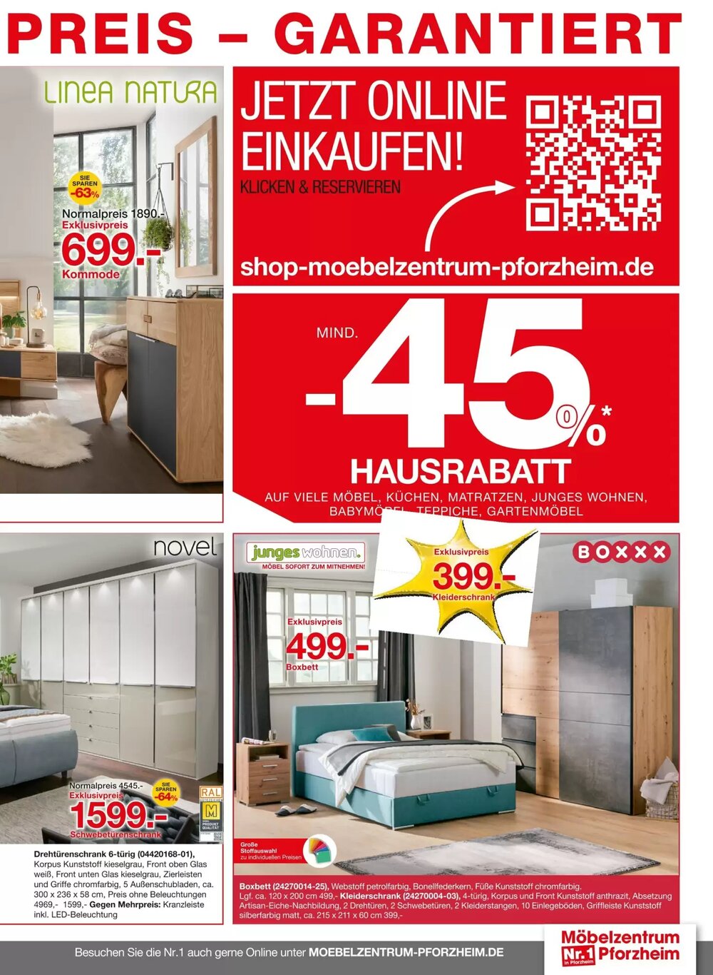 Möbelzentrum Pforzheim Prospekt (ab 04.04.2026) zum Blättern - Seite 7