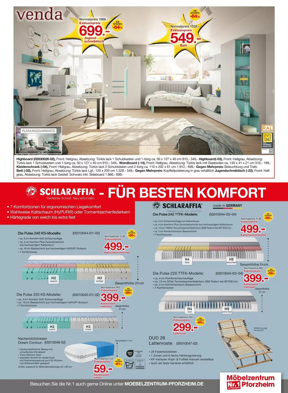 Möbelzentrum Pforzheim Prospekt (ab 04.04.2026) zum Blättern - Seite 9
