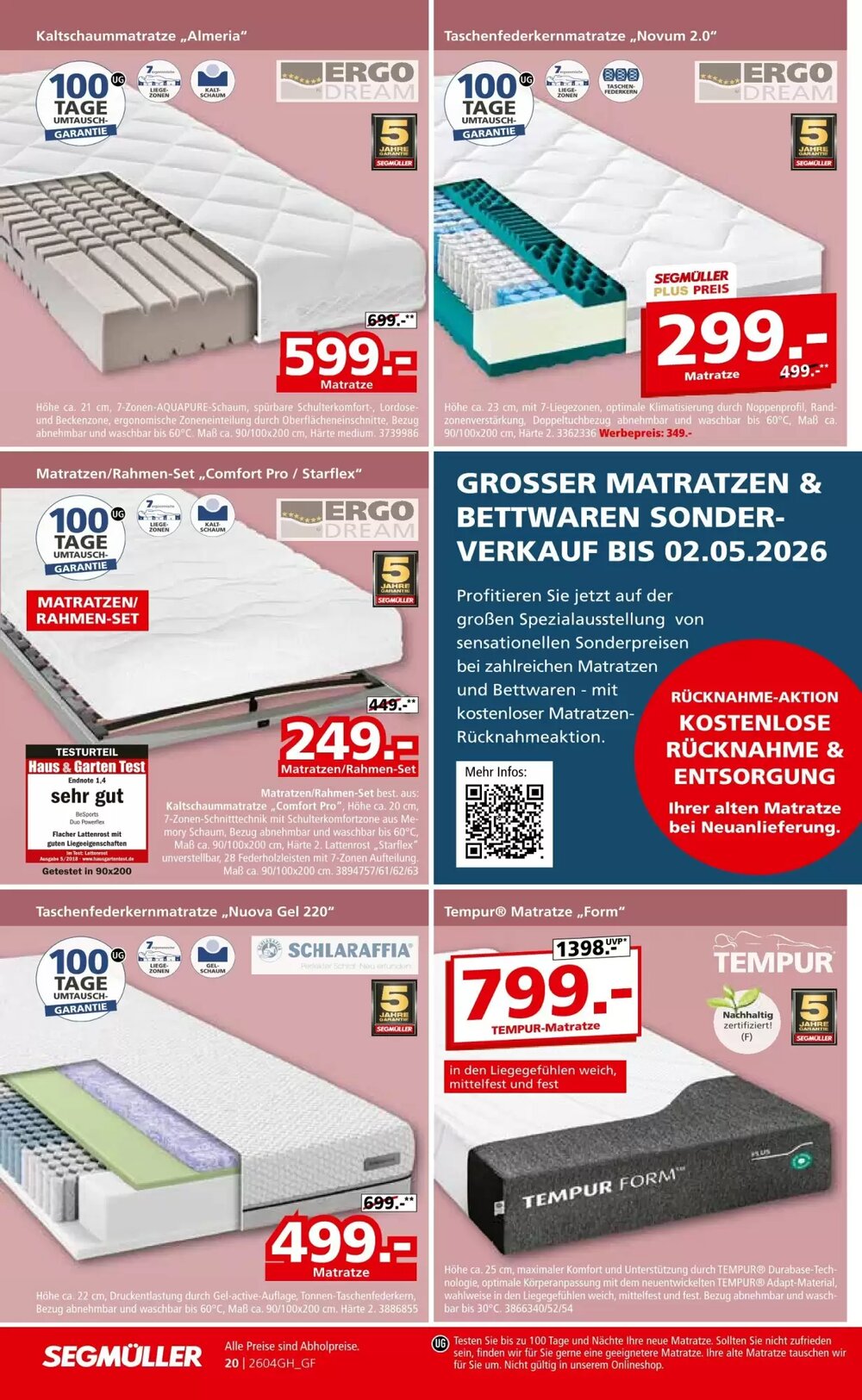 Segmüller Prospekt (ab 04.04.2026) zum Blättern - Seite 36