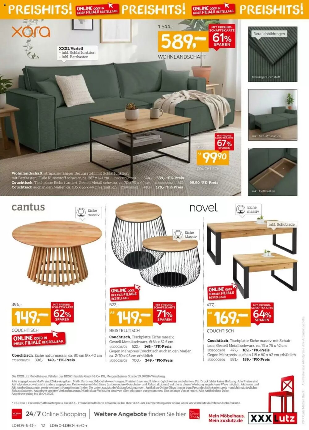 XXXLutz Prospekt (ab 04.04.2026) zum Blättern - Seite 12