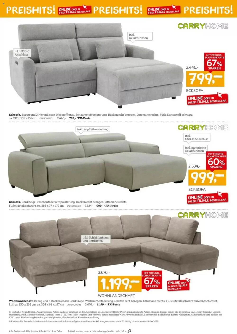 XXXLutz Prospekt (ab 04.04.2026) zum Blättern - Seite 2