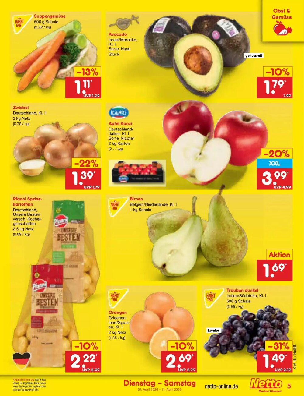 Netto Marken-Discount Prospekt (ab 05.04.2026) zum Blättern - Seite 7