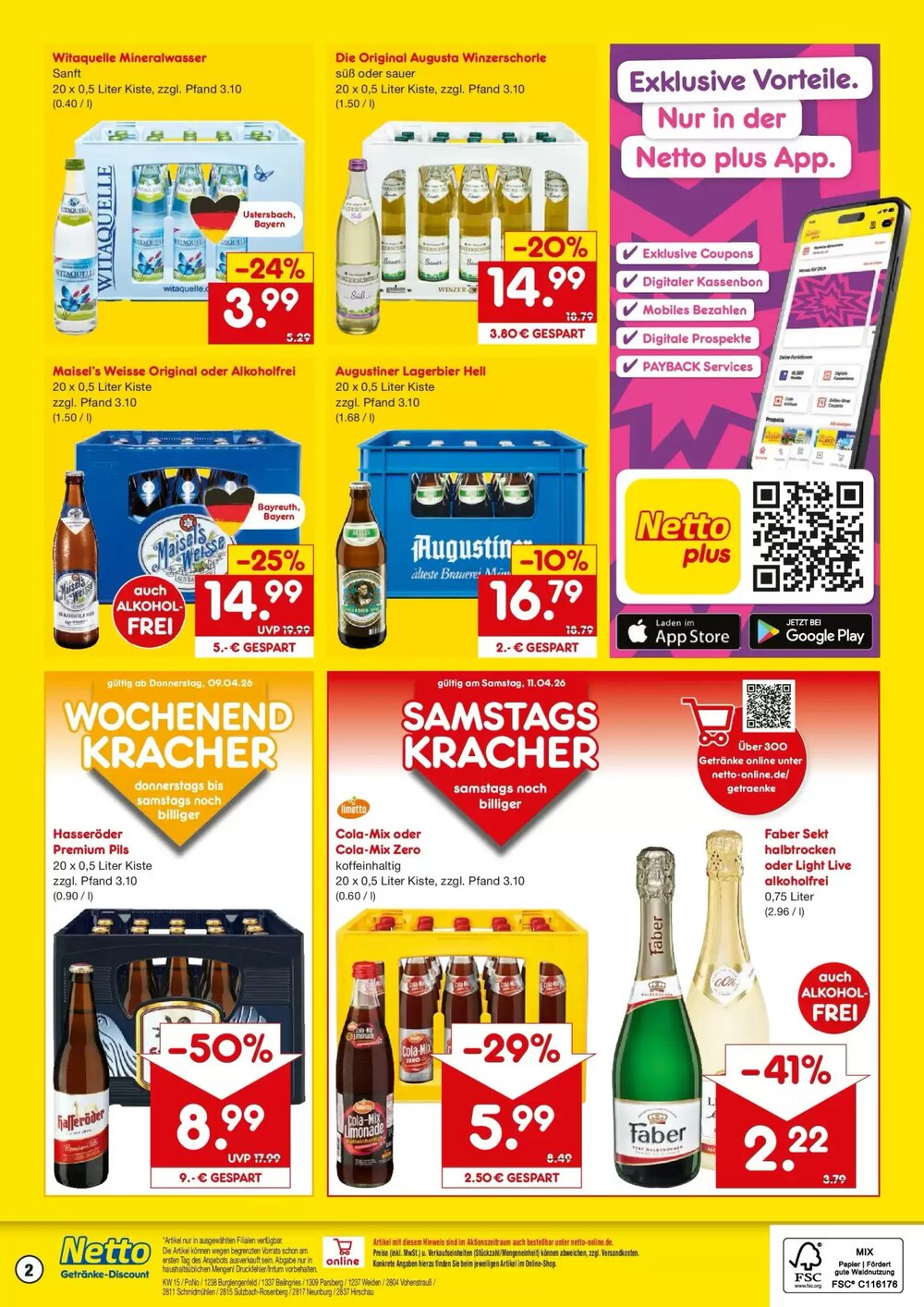 Netto Getränke Discount Prospekt (ab 05.04.2026) zum Blättern - Seite 2
