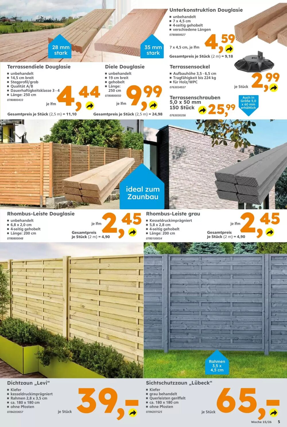 Globus Baumarkt Prospekt (ab 05.04.2026) zum Blättern - Seite 5