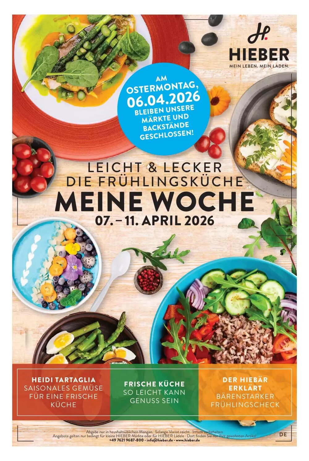 Hieber's Frische Center Prospekt (ab 05.04.2026) zum Blättern - Seite 1