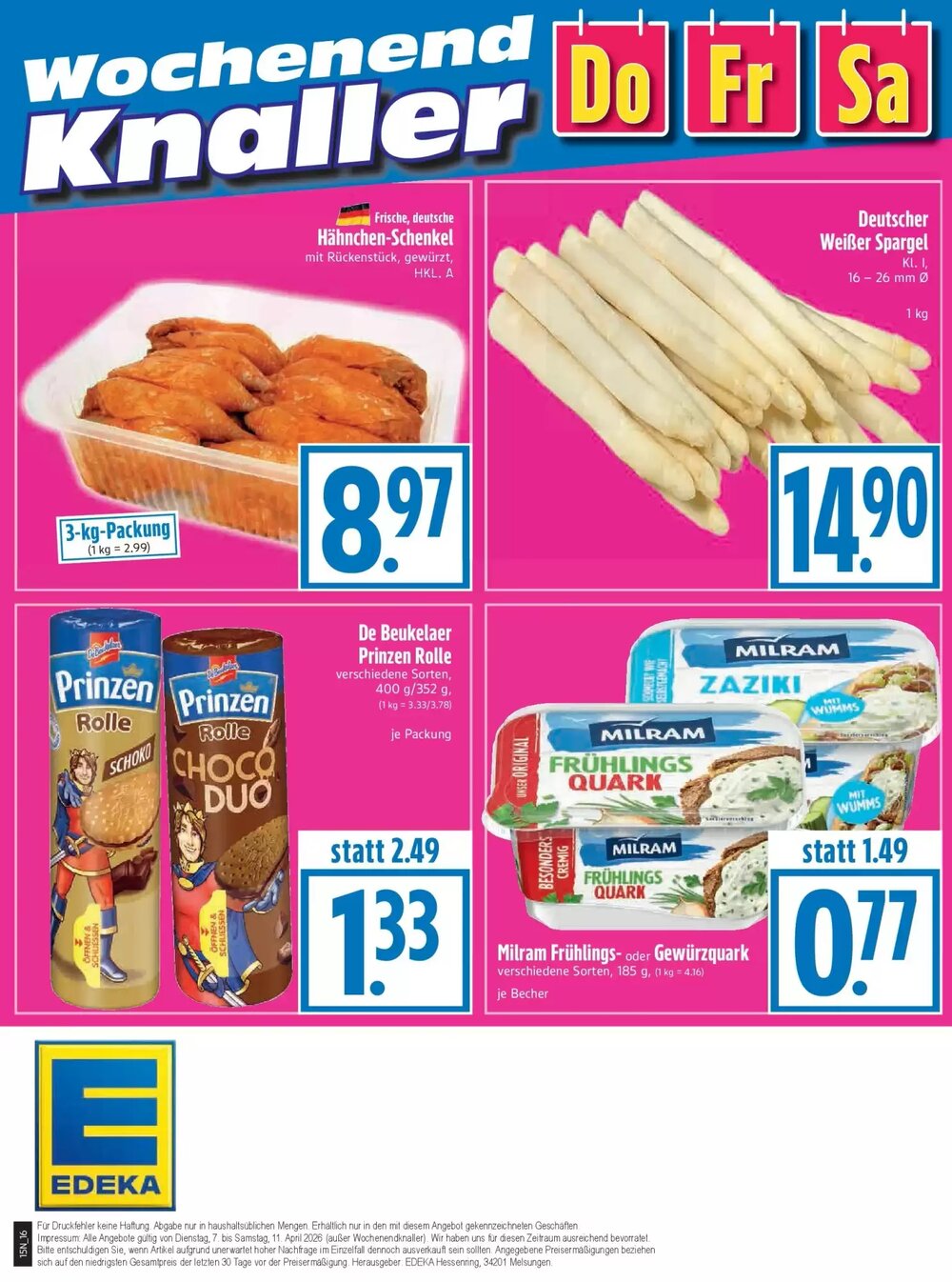 EDEKA Hahner Prospekt (ab 05.04.2026) zum Blättern - Seite 18