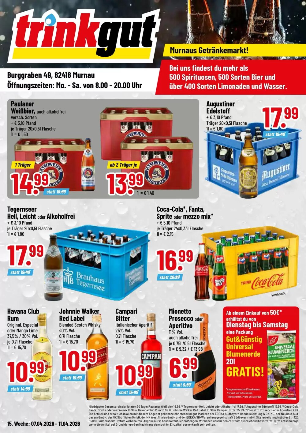 trinkgut Prospekt (ab 05.04.2026) zum Blättern - Seite 1