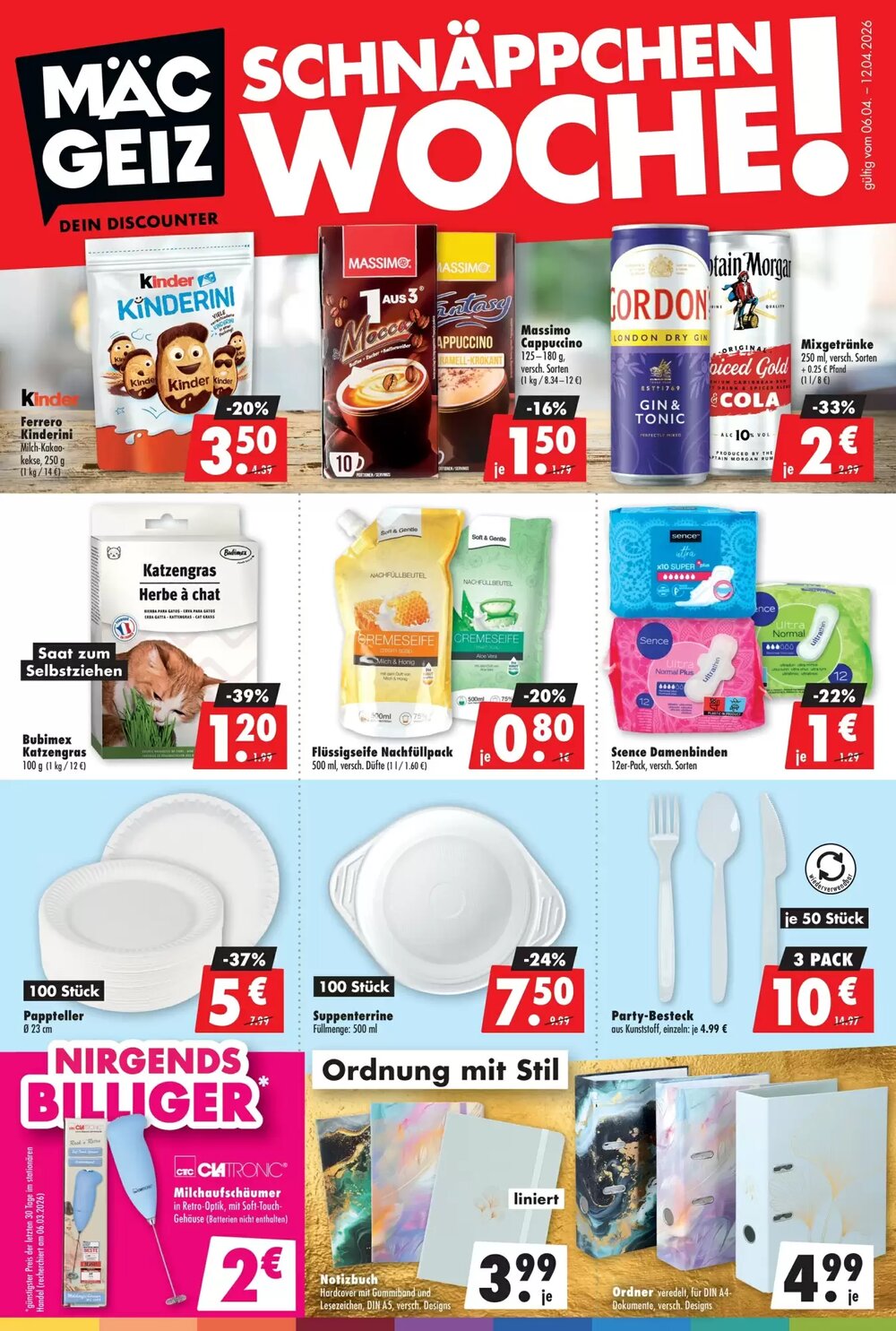 Mäc Geiz Prospekt (ab 06.04.2026) zum Blättern - Seite 1