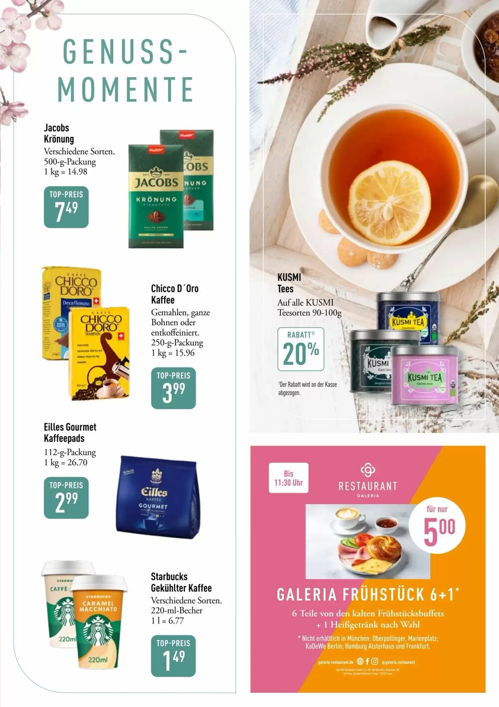 Galeria Markthalle Prospekt (ab 06.04.2026) zum Blättern - Seite 9