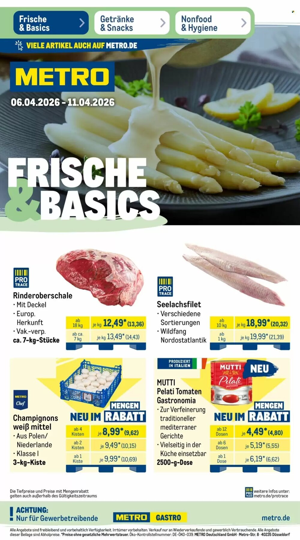 METRO Prospekt (ab 06.04.2026) zum Blättern - Seite 1