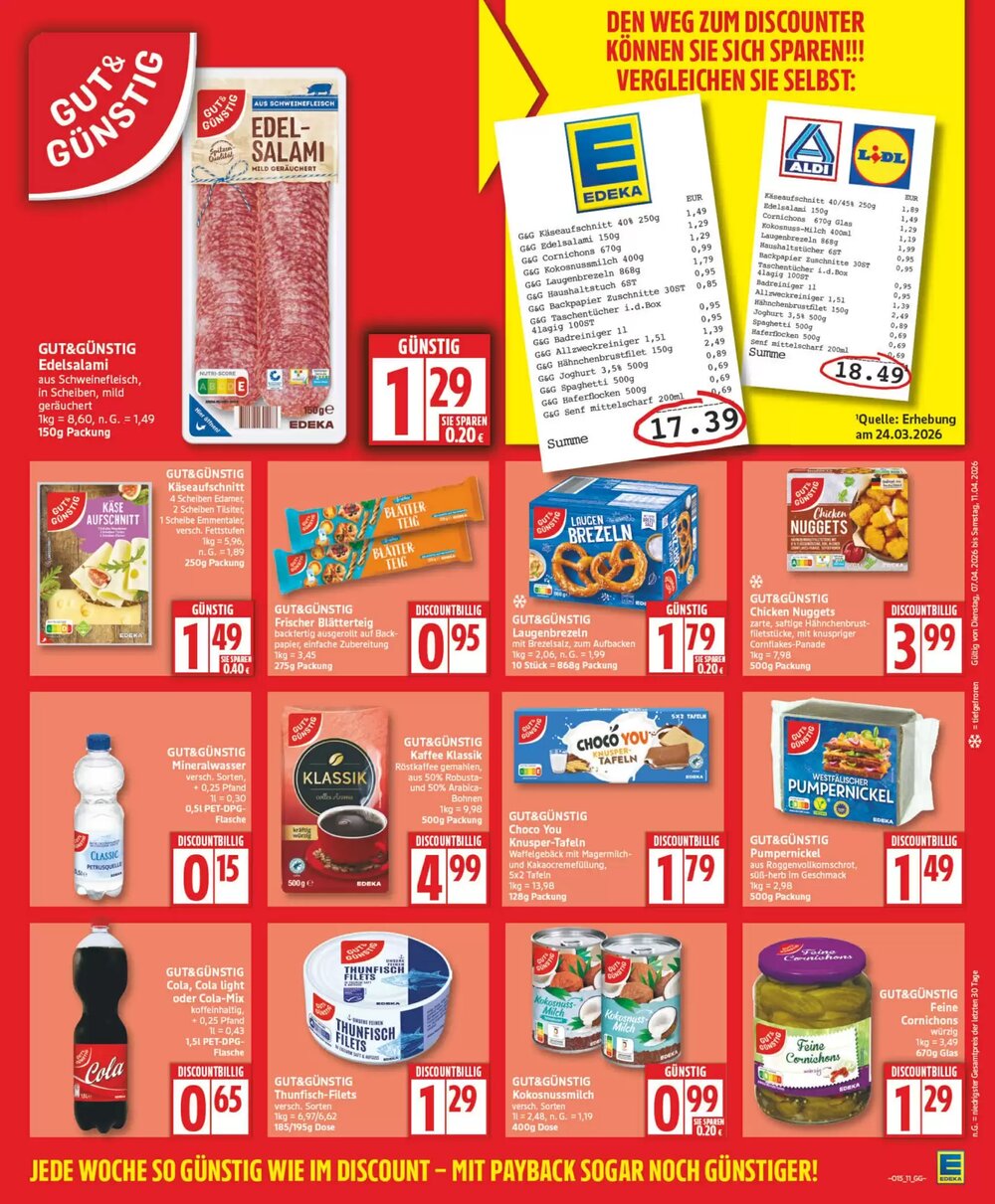 Edeka Frischemarkt Prospekt (ab 06.04.2026) zum Blättern - Seite 11