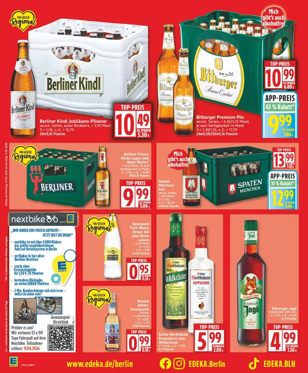 Edeka Frischemarkt Prospekt (ab 06.04.2026) zum Blättern - Seite 12