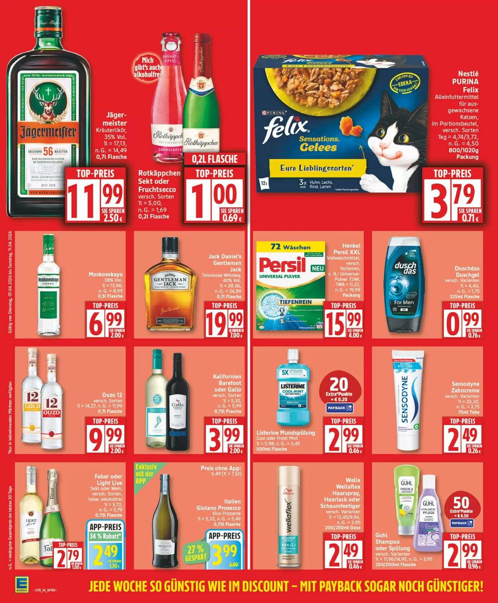 Edeka Frischemarkt Prospekt (ab 06.04.2026) zum Blättern - Seite 14