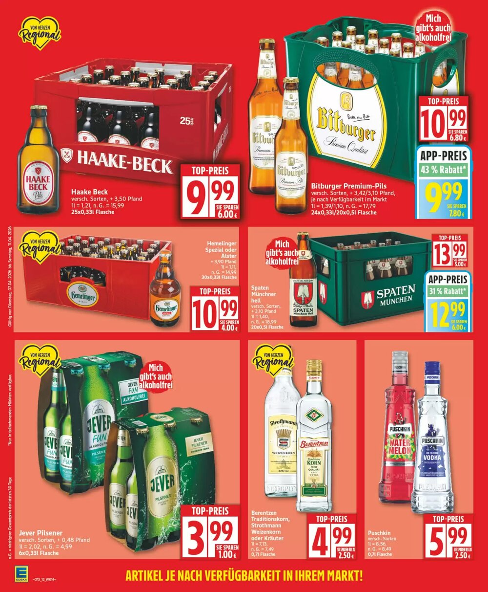 Edeka24 Prospekt (ab 06.04.2026) zum Blättern - Seite 12