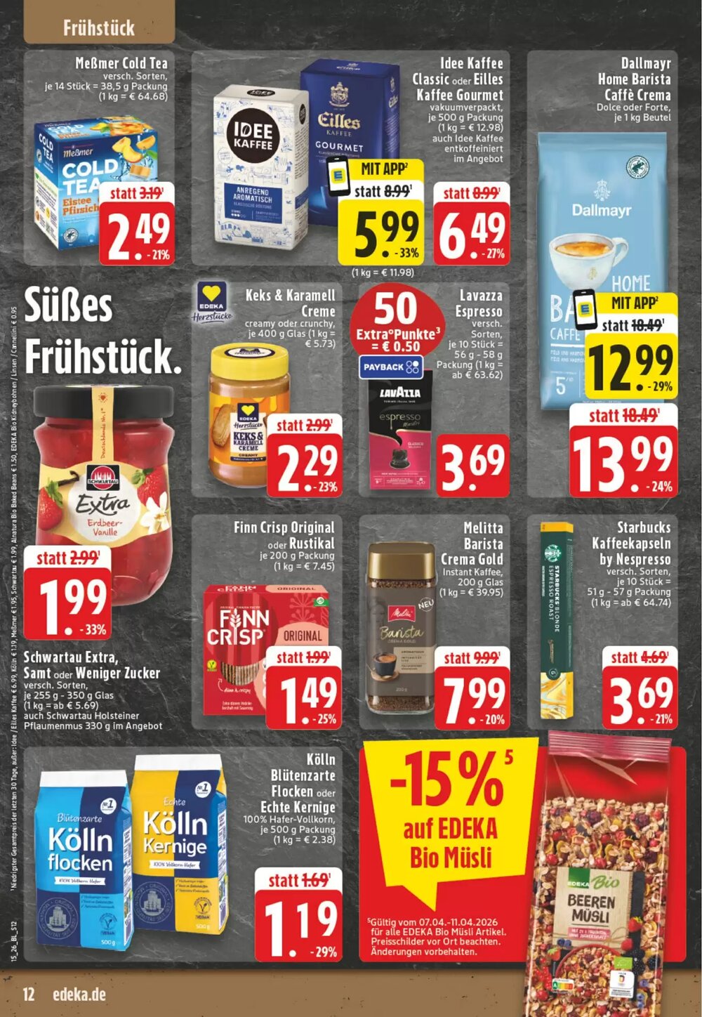 EDEKA Vogl Prospekt (ab 06.04.2026) zum Blättern - Seite 12