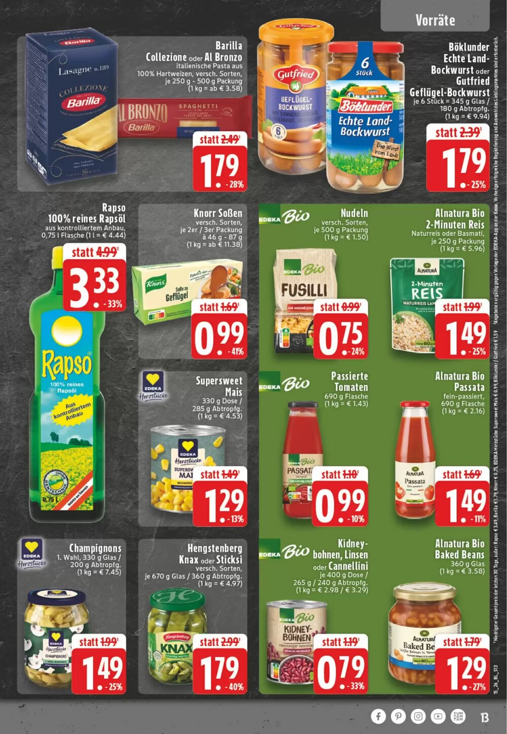 EDEKA Vogl Prospekt (ab 06.04.2026) zum Blättern - Seite 13