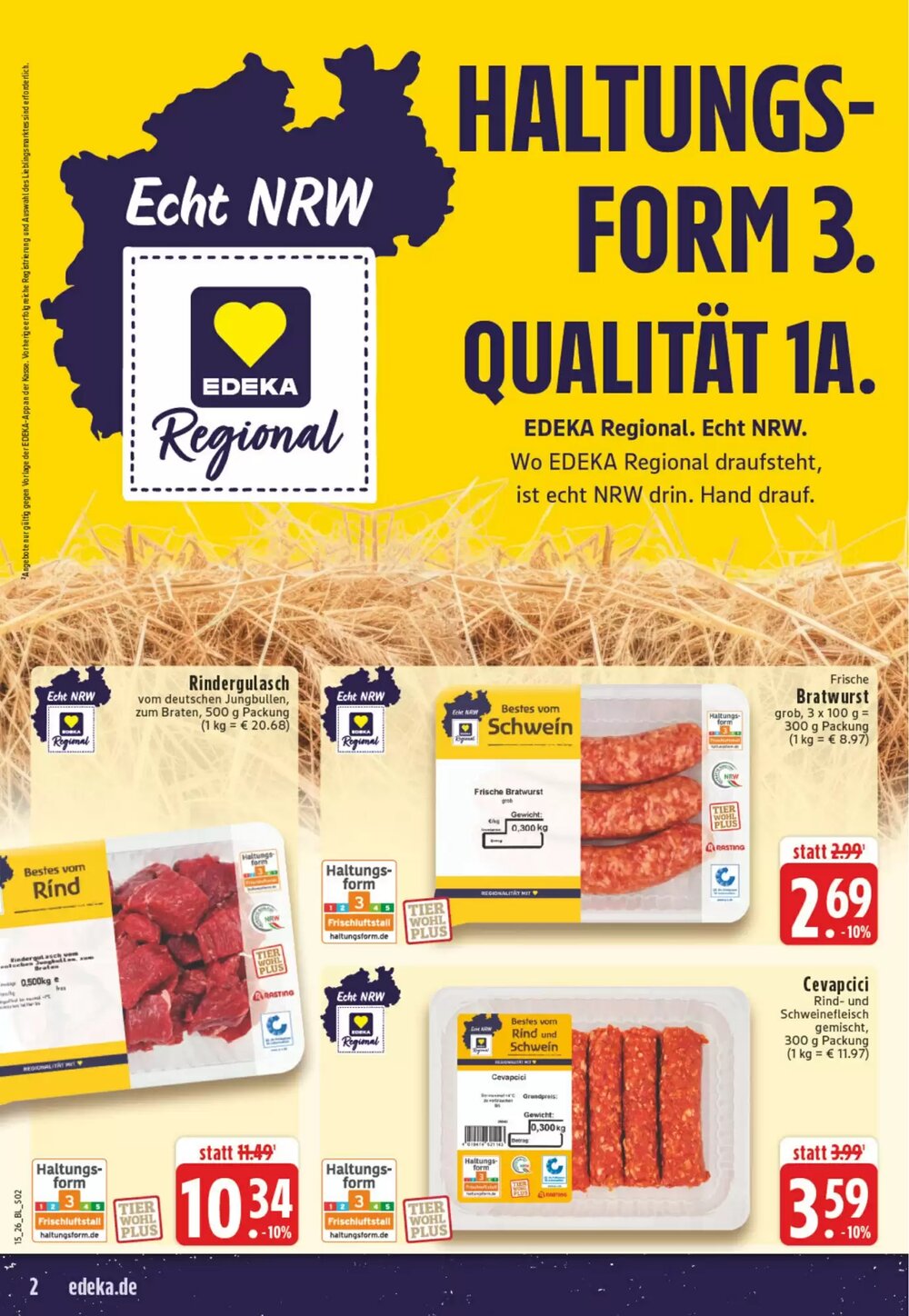 EDEKA Vogl Prospekt (ab 06.04.2026) zum Blättern - Seite 2