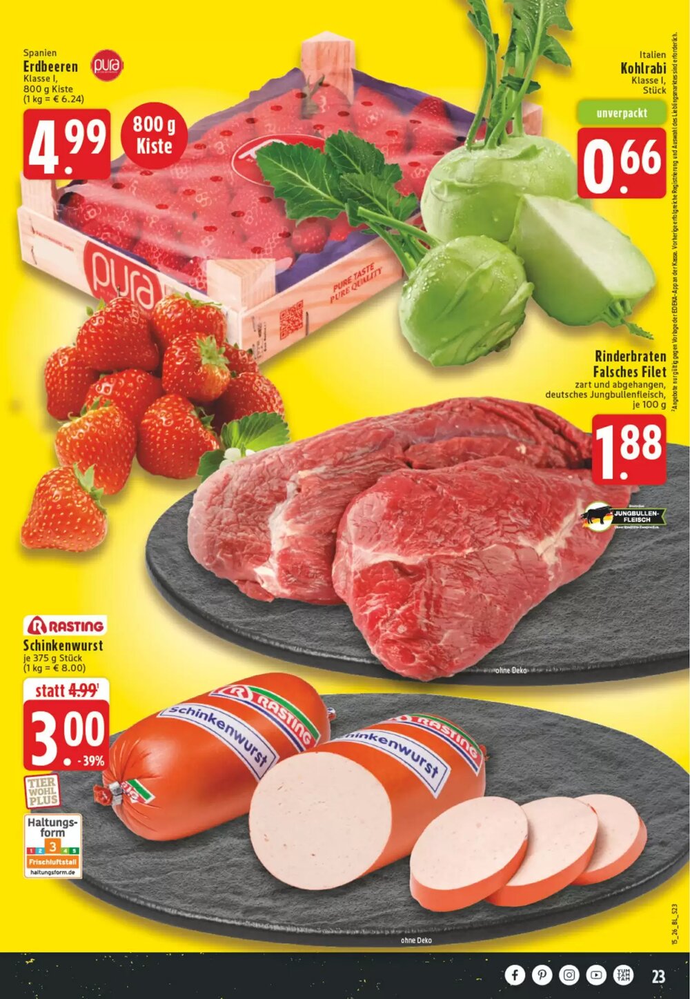 EDEKA Vogl Prospekt (ab 06.04.2026) zum Blättern - Seite 23