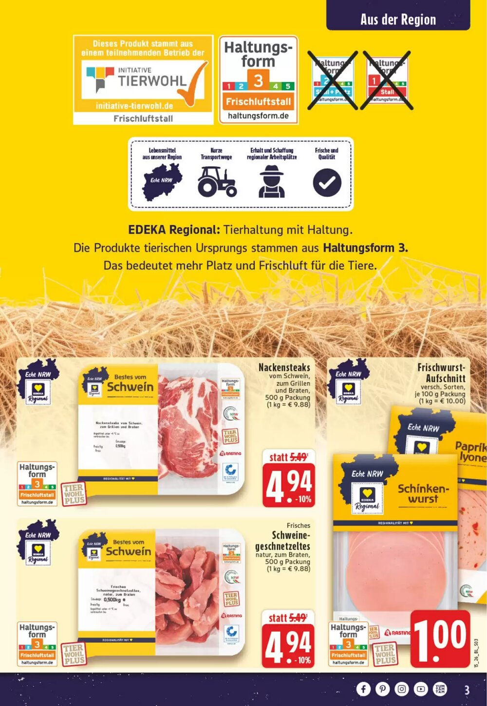 EDEKA Vogl Prospekt (ab 06.04.2026) zum Blättern - Seite 3