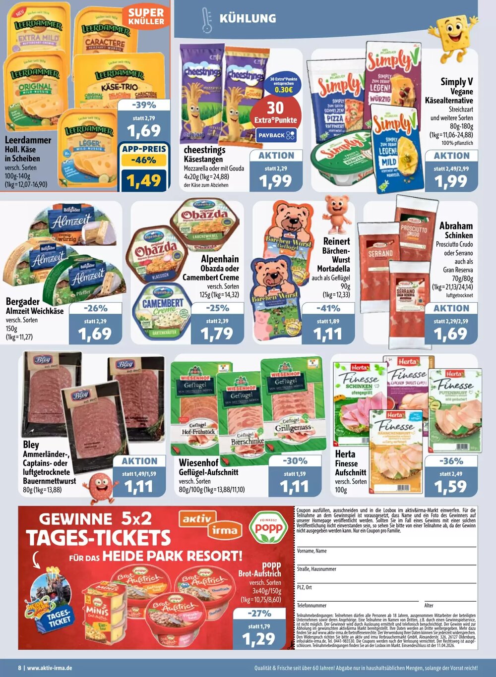 Aktiv Irma Prospekt (ab 06.04.2026) zum Blättern - Seite 8