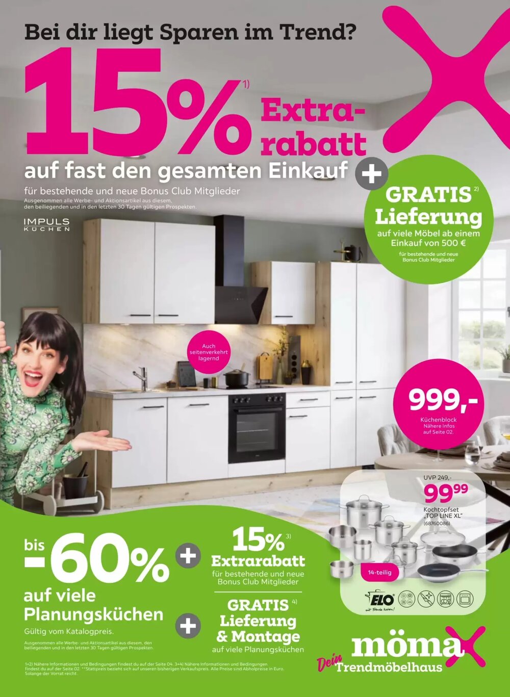 Mömax Prospekt (ab 06.04.2026) zum Blättern - Seite 1