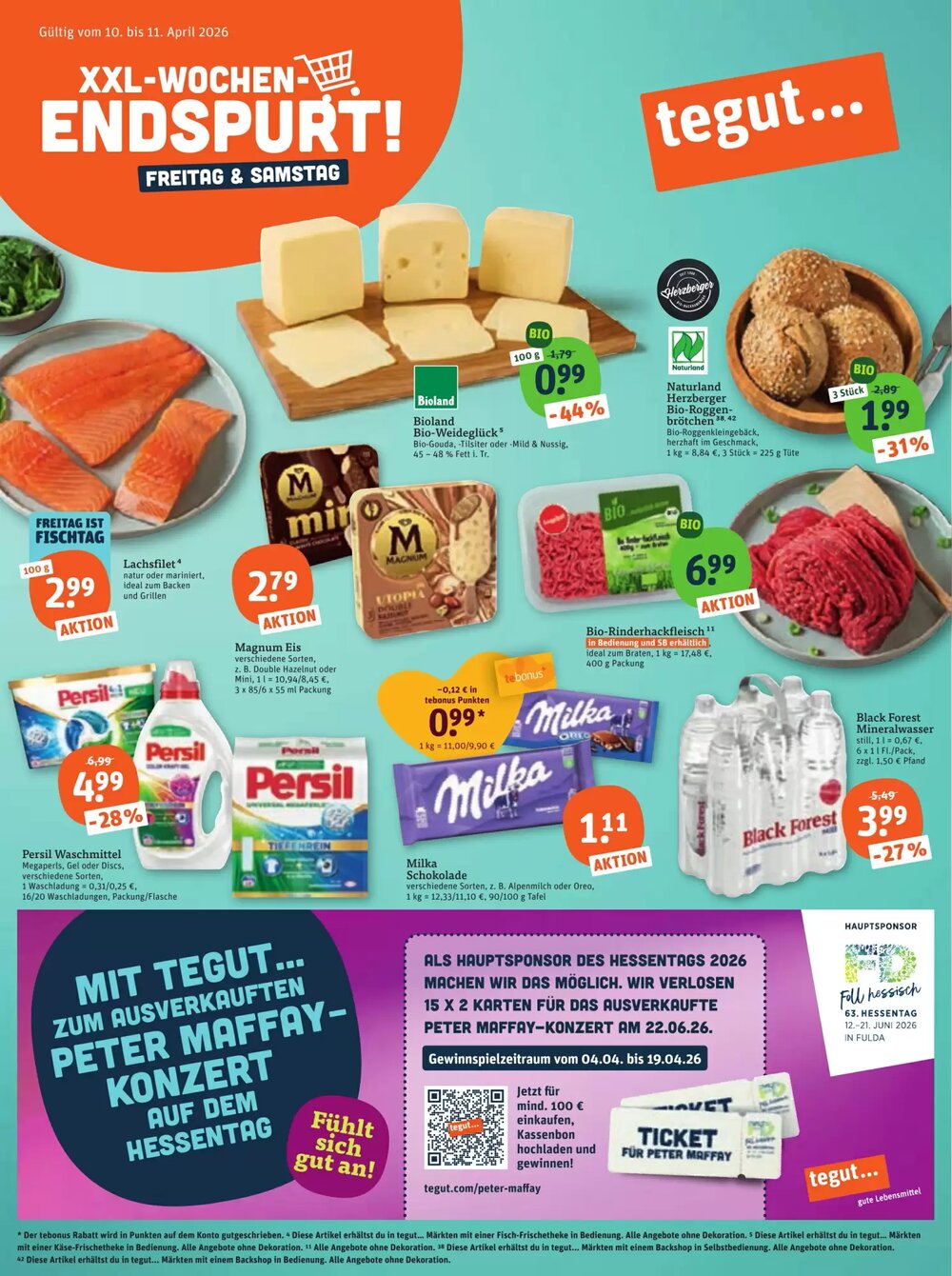 tegut Prospekt (ab 06.04.2026) zum Blättern - Seite 1