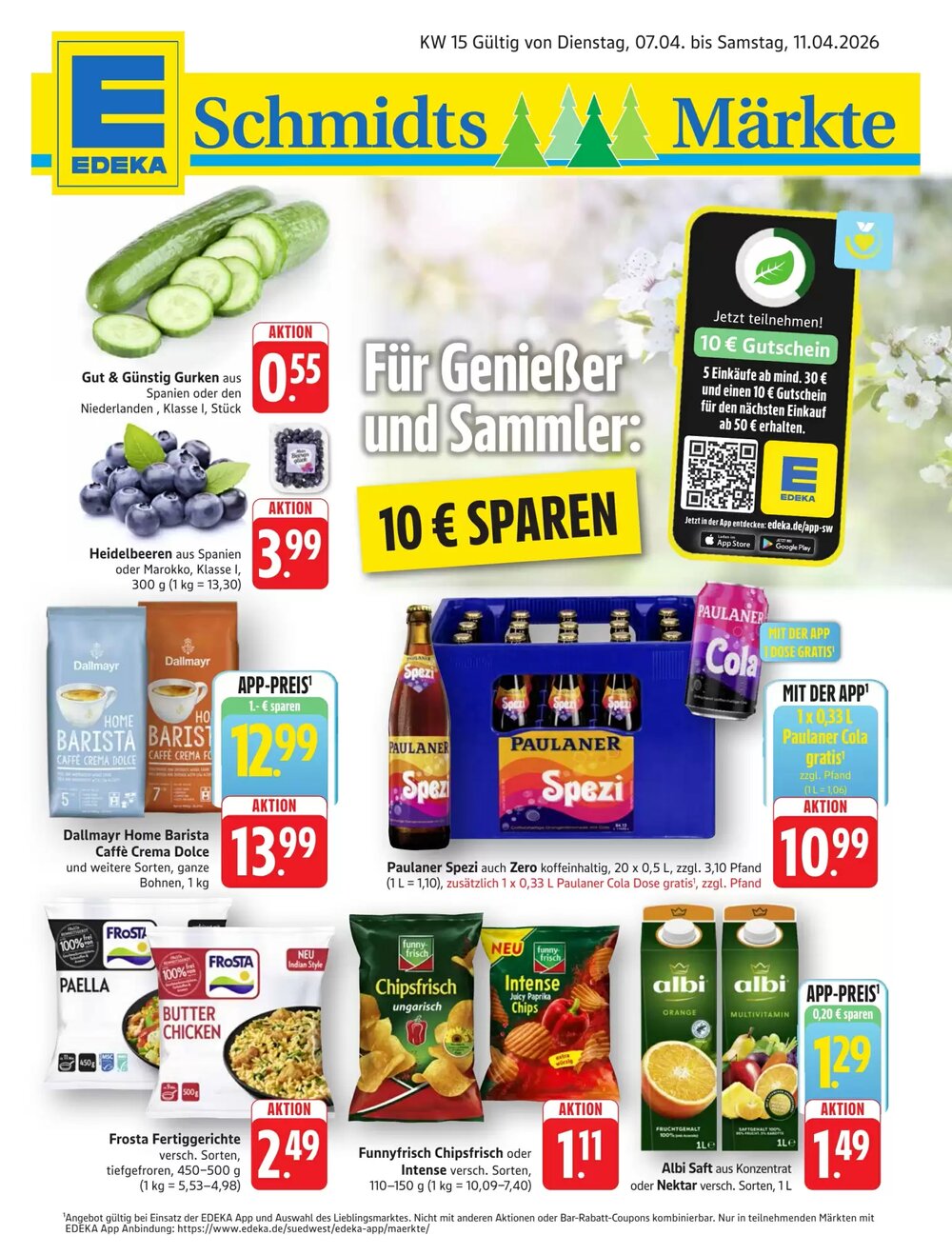 Schmidt's Märkte Prospekt (ab 06.04.2026) zum Blättern - Seite 1