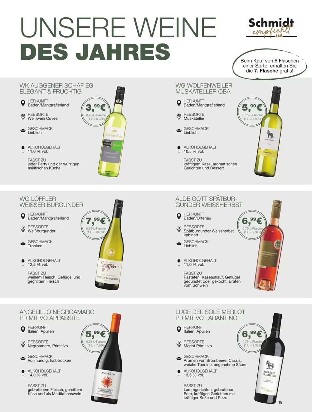 Schmidt's Märkte Prospekt (ab 06.04.2026) zum Blättern - Seite 15